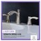 Anzzi Sonata 8" Widespread 2-Handle Mid-Arc Bathroom Faucet, Brushed Nickel L-AZ015BN - alternate 6